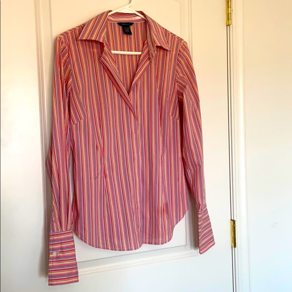 Top, long sleeve button up